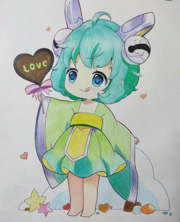 Vẽ tranh anime chibi đơn giản nhưng cực đẹp