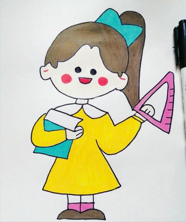 vẽ tranh cô giáo 39