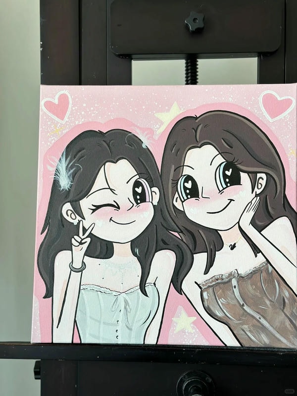 tranh vẽ về tình bạn