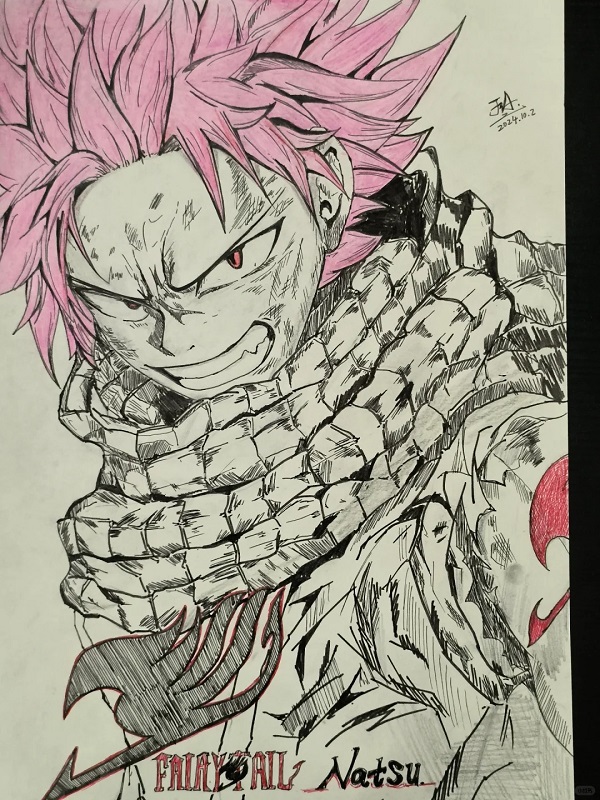 vẽ Natsu (7)