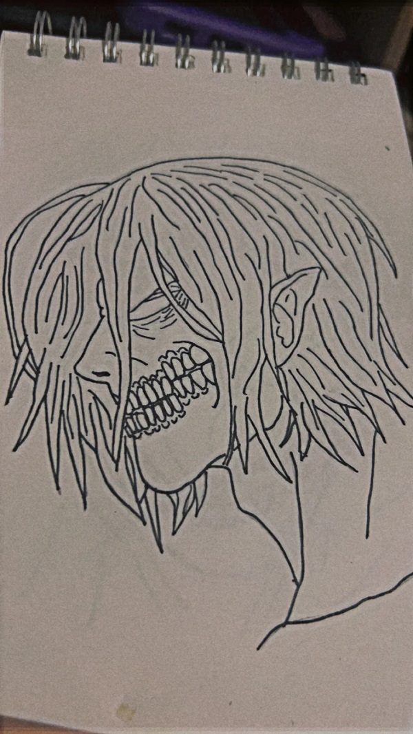 vẽ Eren 15