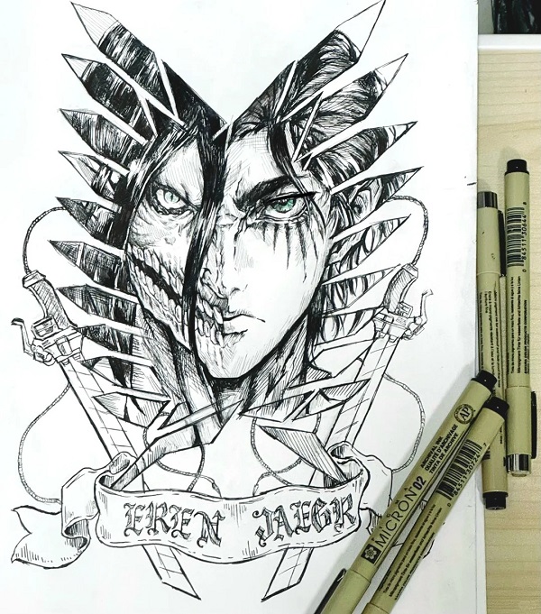 vẽ Eren 27