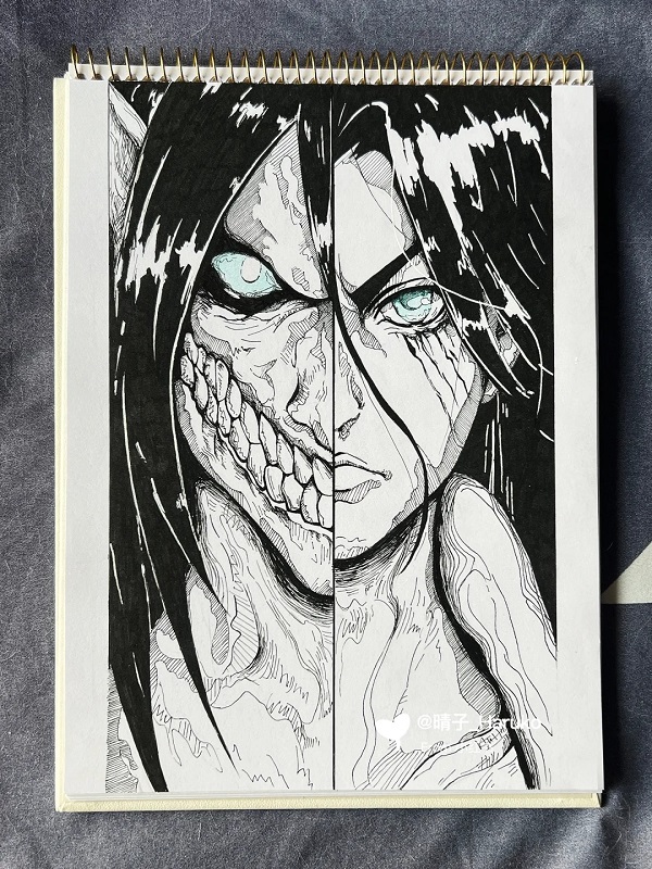 vẽ Eren 3