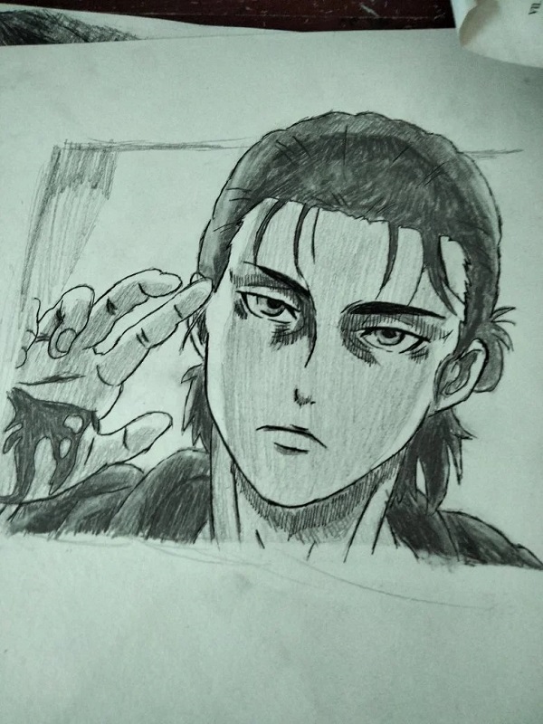 vẽ Eren 5