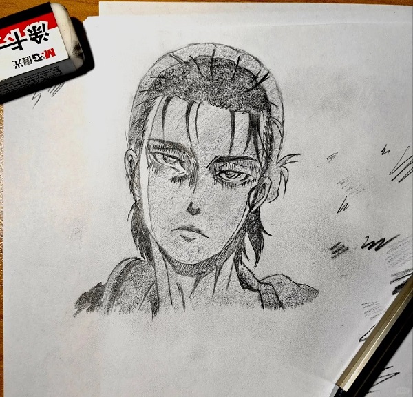 vẽ Eren 6