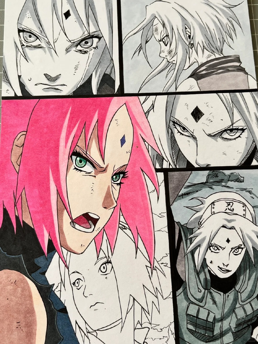 vẽ sakura haruno 21
