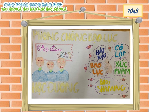 Tranh vẽ bạo lực học đường – Lời kêu gọi chấm dứt bạo lực