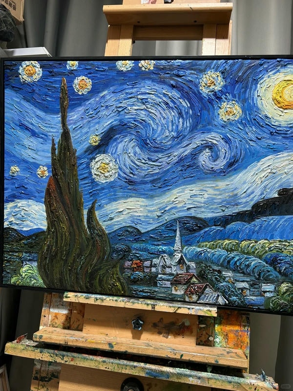 bức tranh đêm đầy sao của van gogh