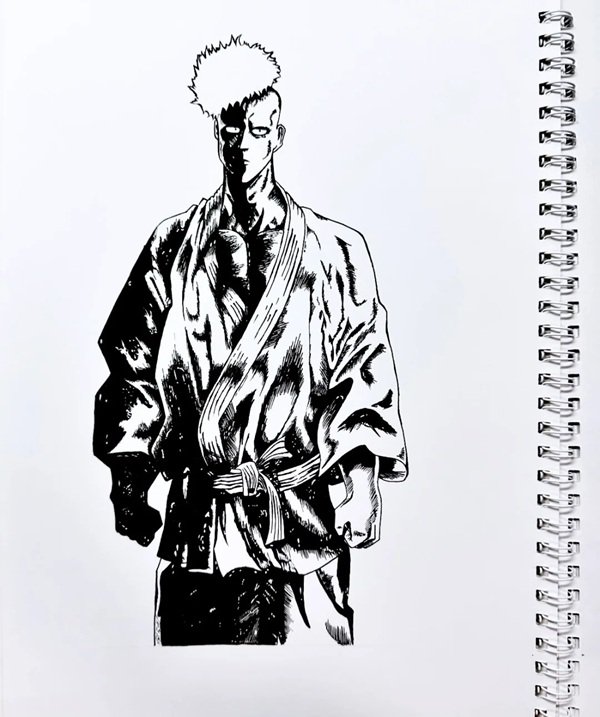 Ảnh vẽ saitama 