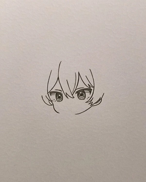 Cách vẽ anime boy​ 2