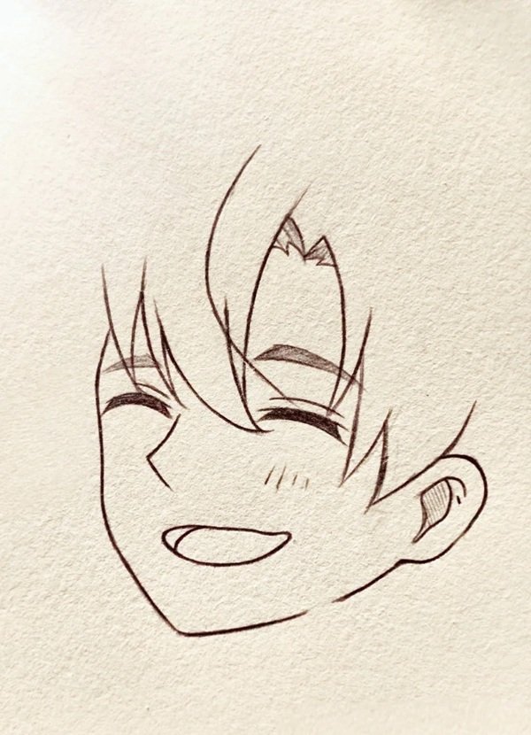 Cách vẽ anime boy đẹp nhất 4