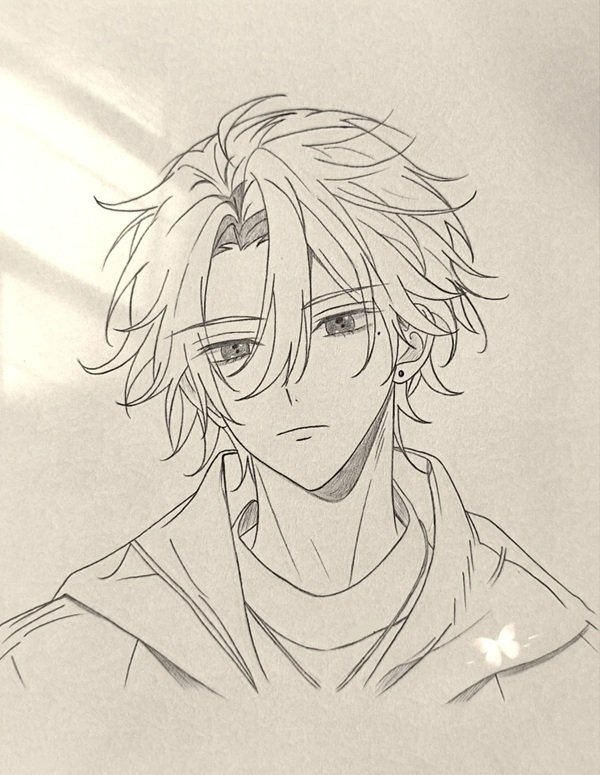 Cách vẽ anime boy ngầu