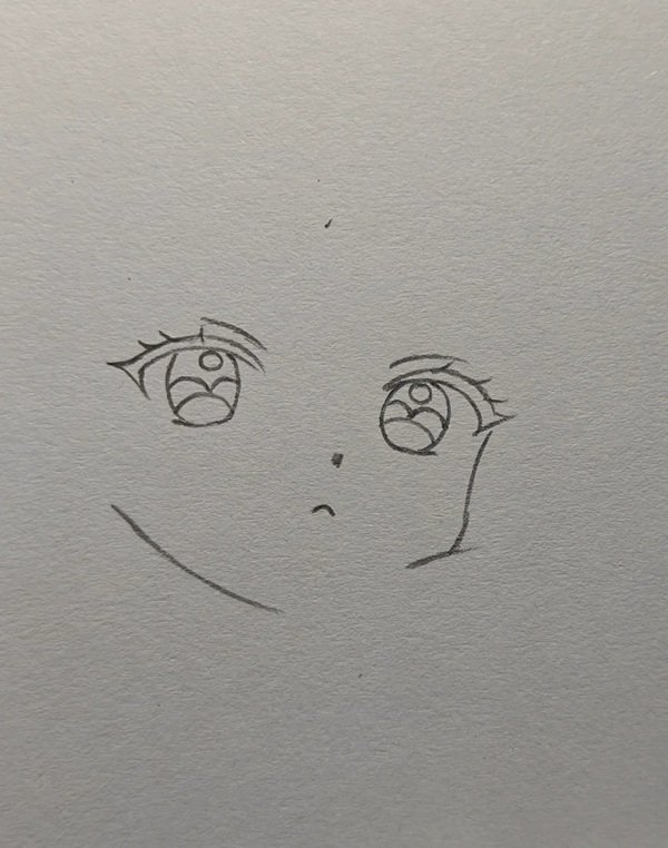 Cách vẽ anime girl​ dễ thương 1
