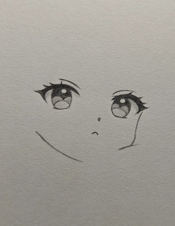 Cách vẽ anime girl​ dễ thương 2
