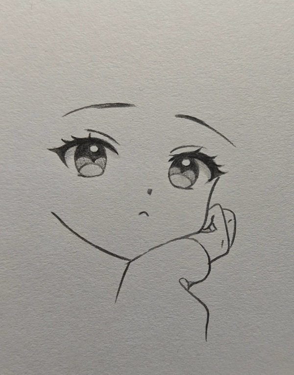 Cách vẽ anime girl​ dễ thương 