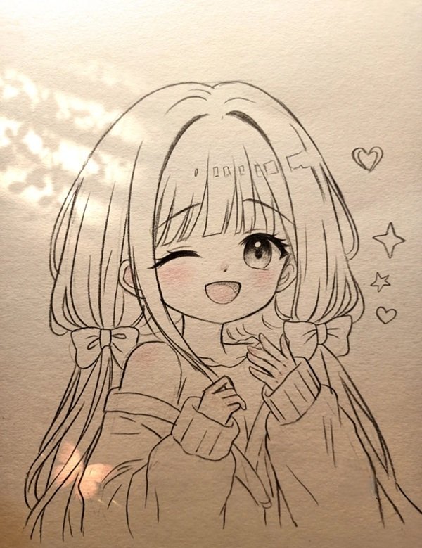 Cách vẽ anime girl​ 