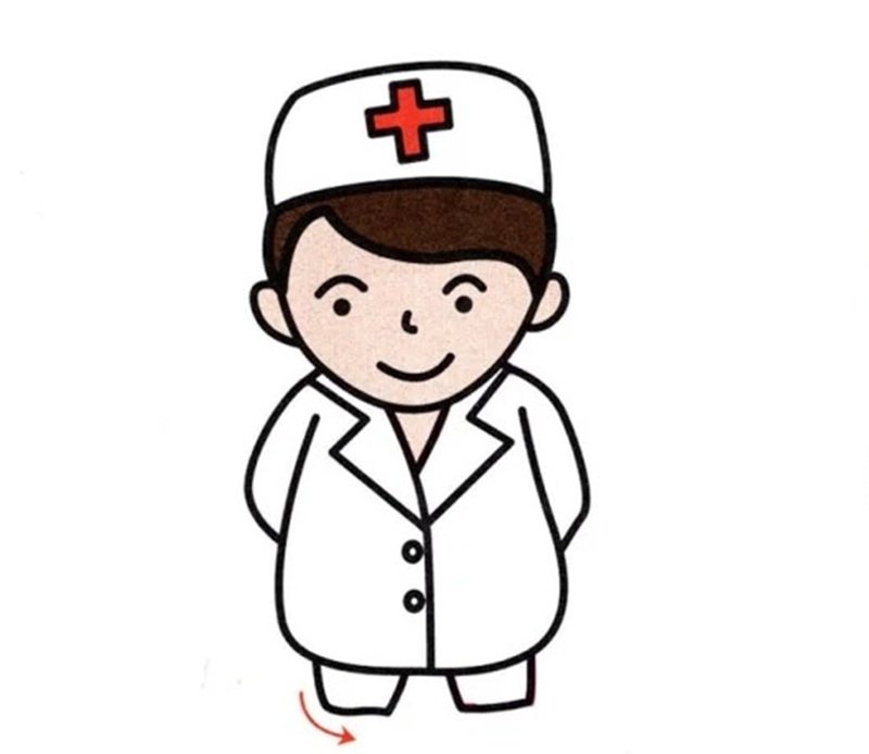 Cách vẽ bác sĩ​ 5
