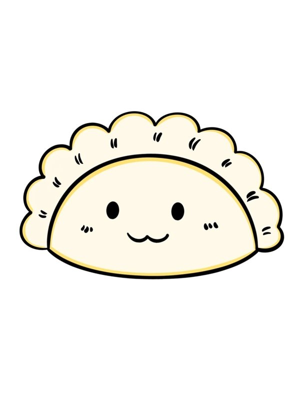 Cách vẽ bánh bao​ dễ thương 
