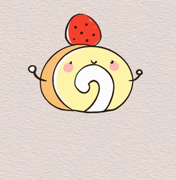 Cách vẽ bánh mì​ cute