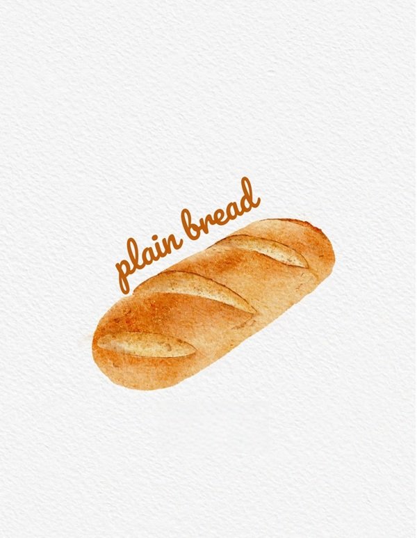 Cách vẽ bánh mì​ đẹp 
