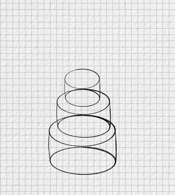 Cách vẽ bánh sinh nhật đẹp nhất 2