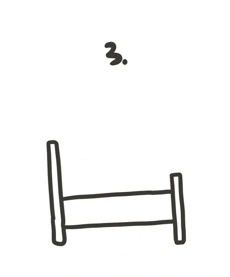 Cách vẽ cái giường 3