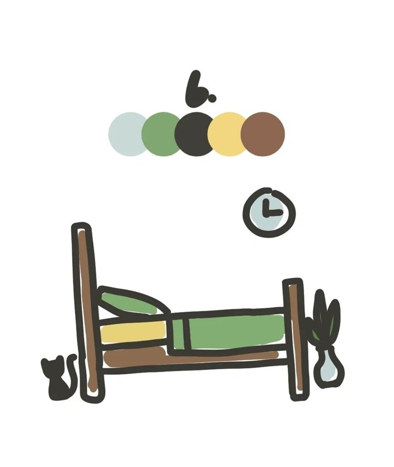 Cách vẽ cái giường 