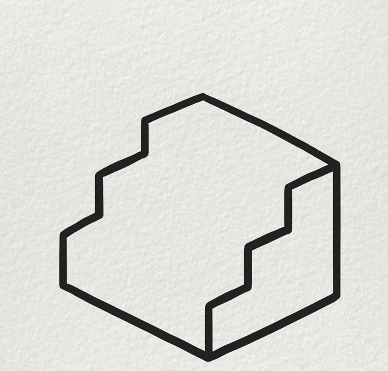 Cách vẽ cầu thang​ 4