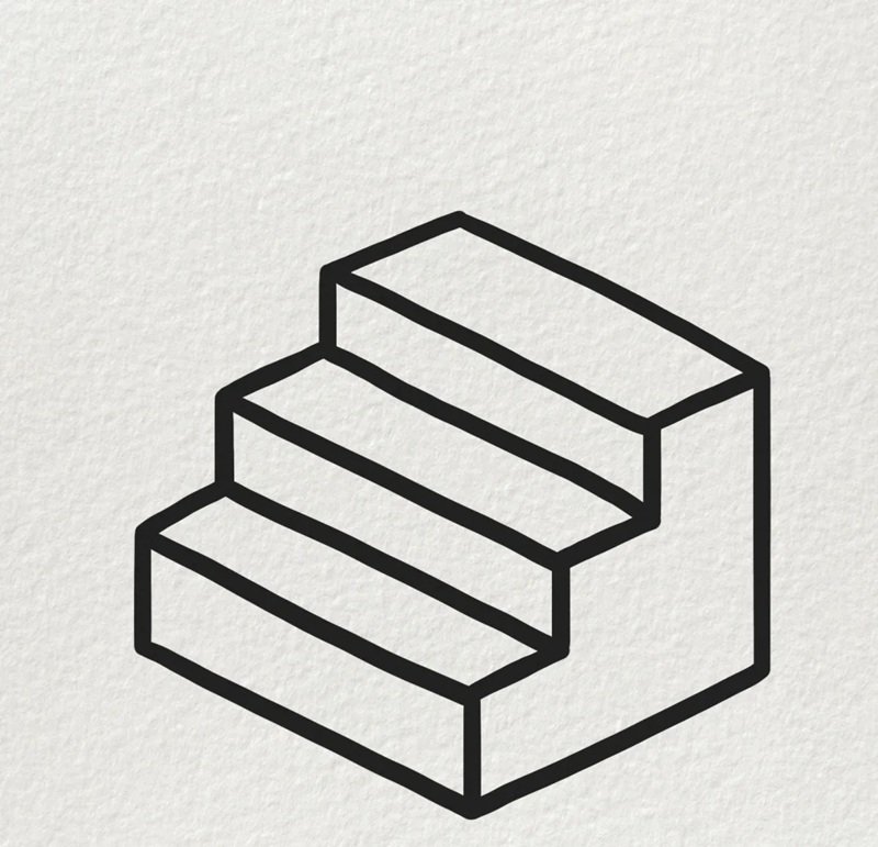 Cách vẽ cầu thang​ 5