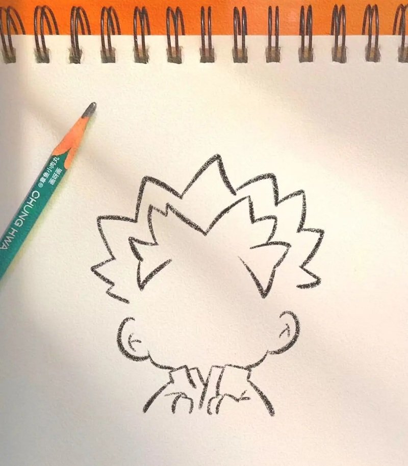 Cách vẽ chibi naruto 4