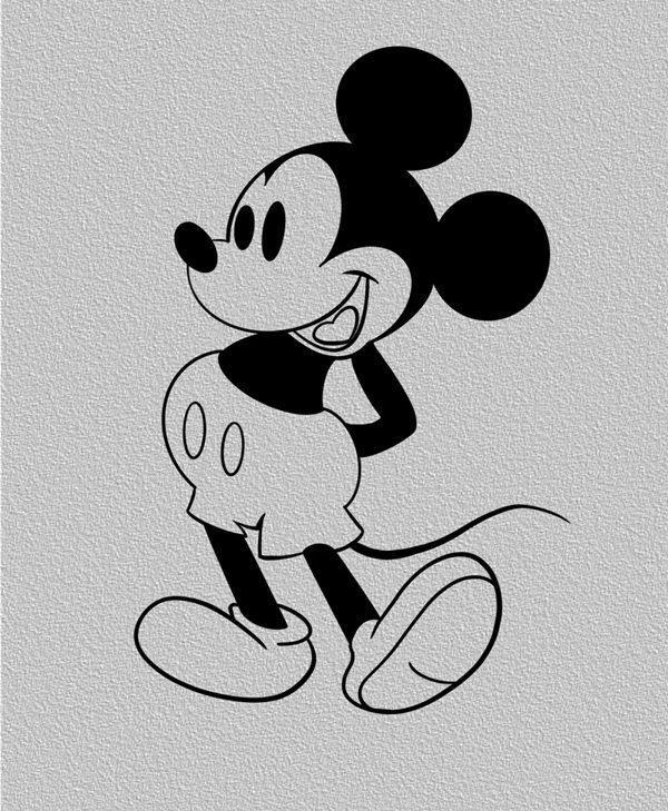 Cách vẽ chuột mickey​ đơn giản nhất