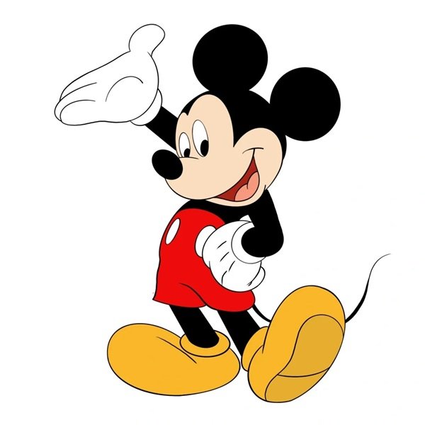 Cách vẽ chuột mickey​ 