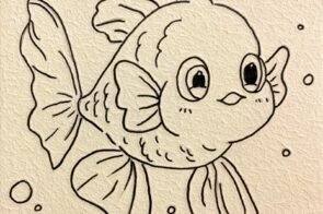 Ghim ngay! 10 cách vẽ con cá cute lạc lối ai cũng mê
