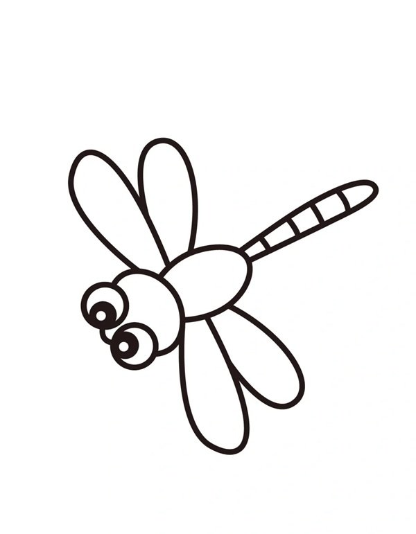 Cách vẽ con chuồn chuồn 5