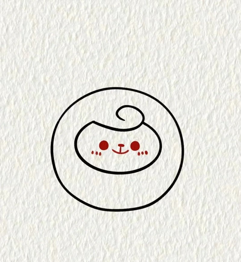 Cách vẽ con cừu cute nhất 4