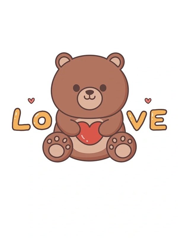 Cách con vẽ gấu bông