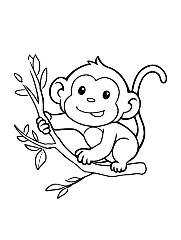 Cách vẽ con khỉ dễ thương 