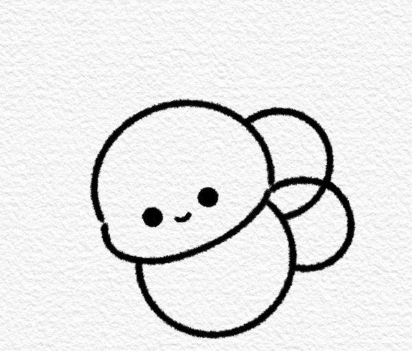 Cách vẽ con ong cute 5