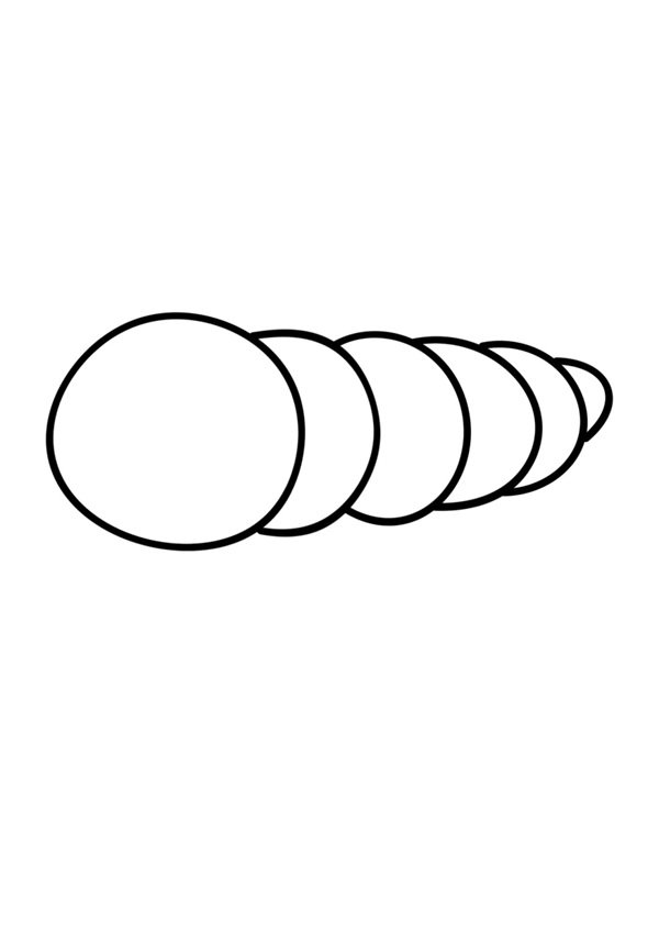 Cách vẽ con sâu ngộ nghĩnh 3