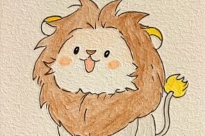 28+ cách vẽ con sư tử siêu cute, ai nhìn cũng phải “wow”