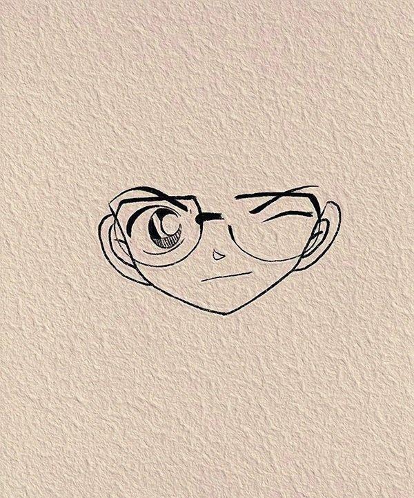 Cách vẽ conan cute 2