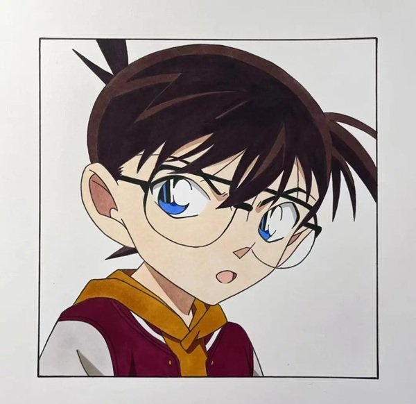 Cách vẽ conan đơn giản nhất 