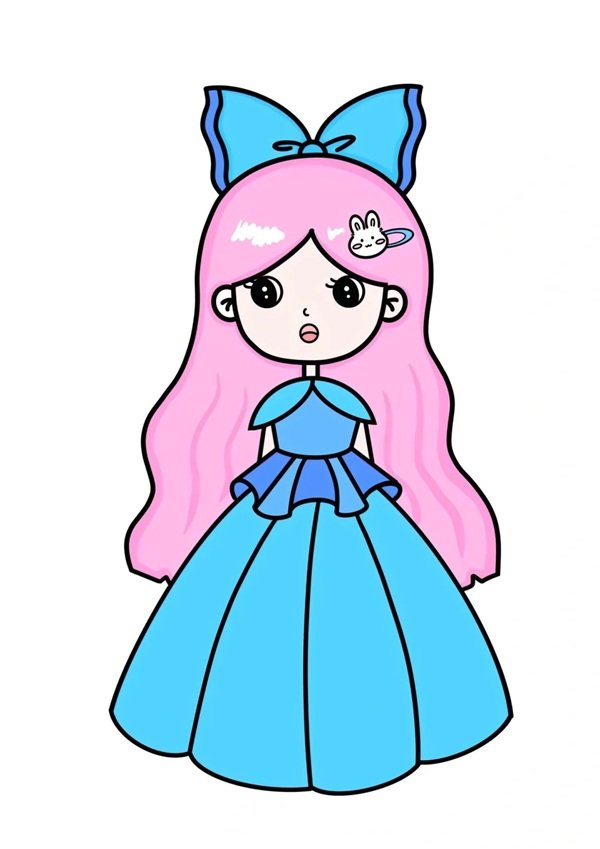 Cách vẽ công chúa anime