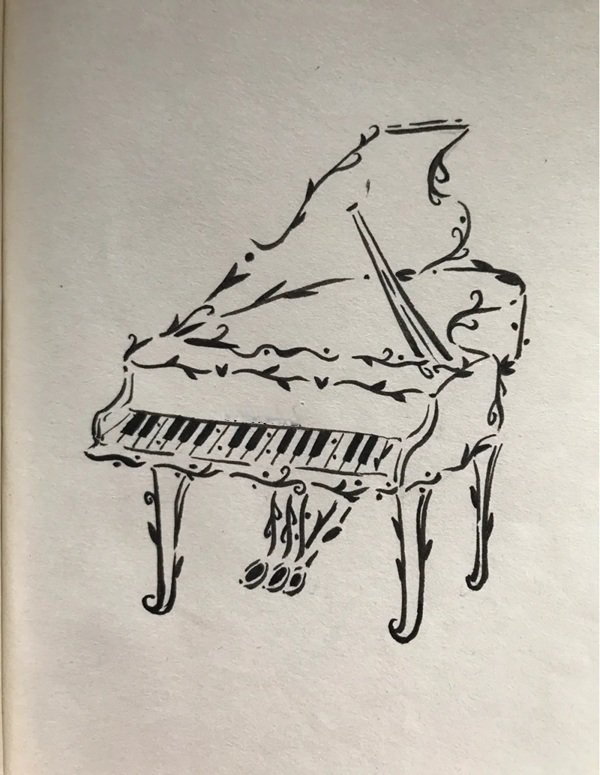 Cách vẽ đàn piano đẹp nhất thế giới