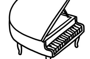 Gợi ý 92+ cách vẽ đàn piano theo phong cách cute & tối giản