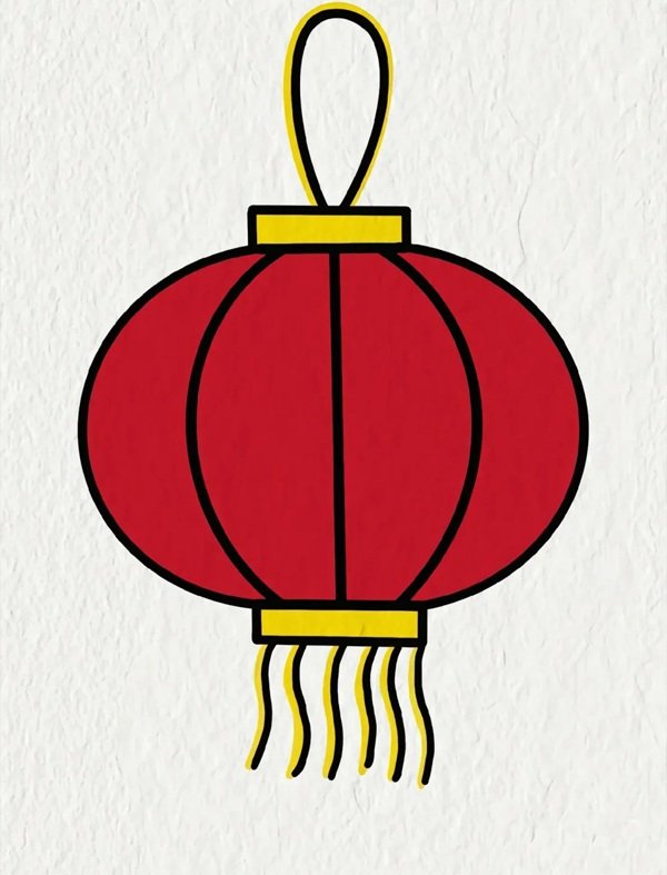 Cách vẽ đèn lồng 