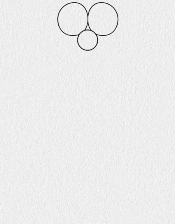 Cách vẽ Doraemon đơn giản 1