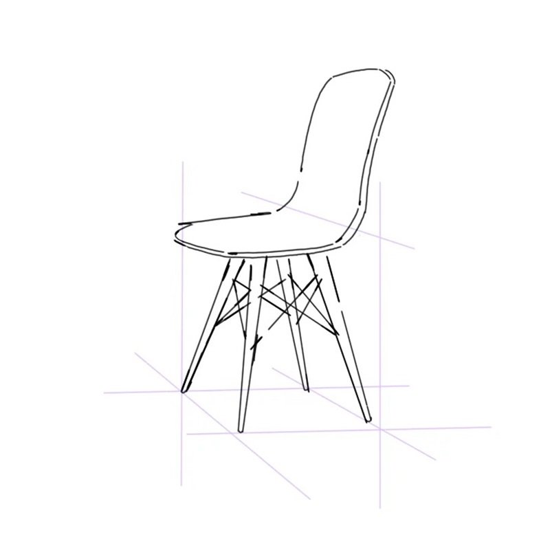 Cách vẽ ghế đẹp nhất thế giới  3