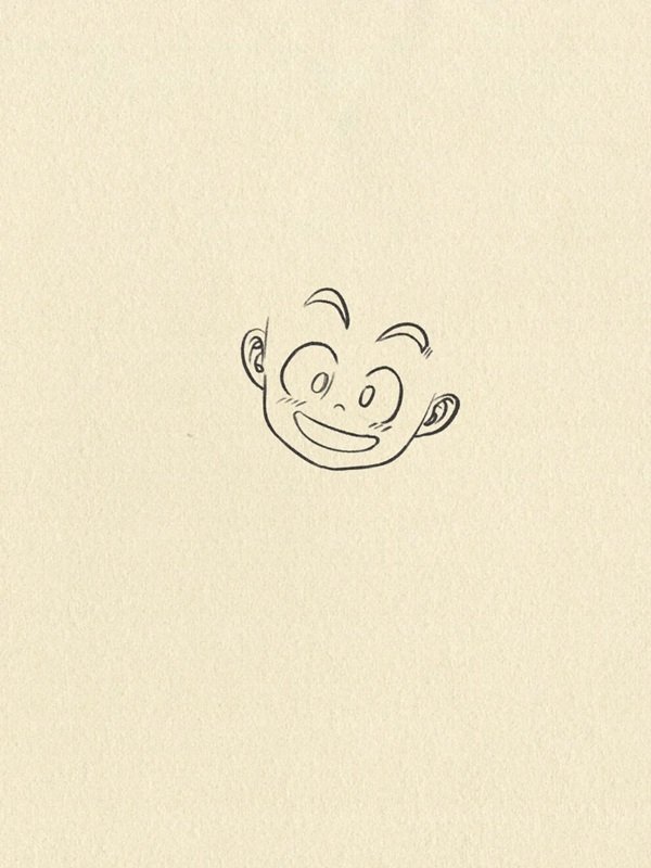 Cách vẽ goku dễ thương 2