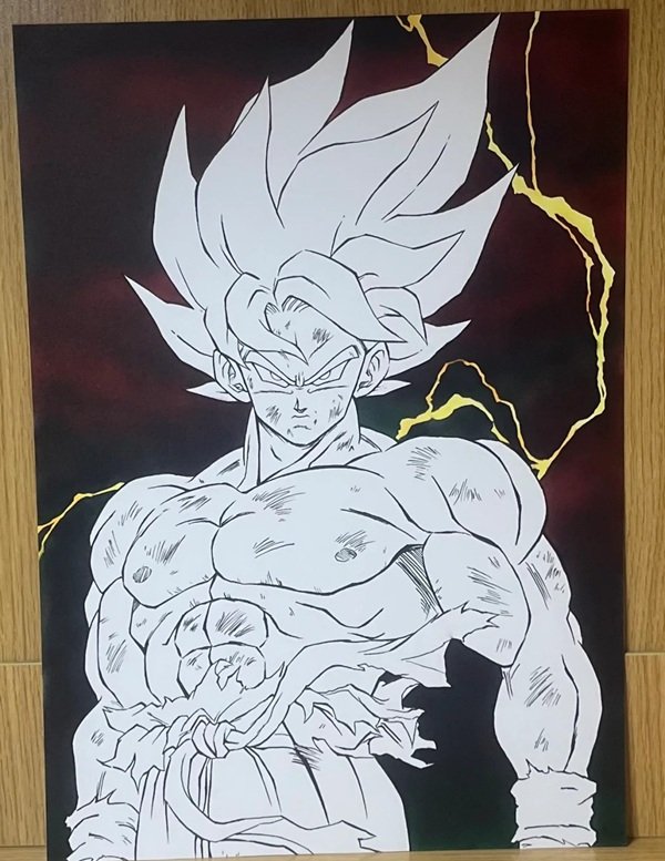 Cách vẽ goku đẹp nhất thế giới 2